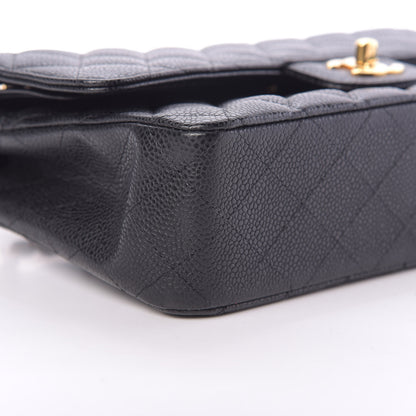 Chanel Caviar Quilted Medium Double Flap Black 10 of 12
