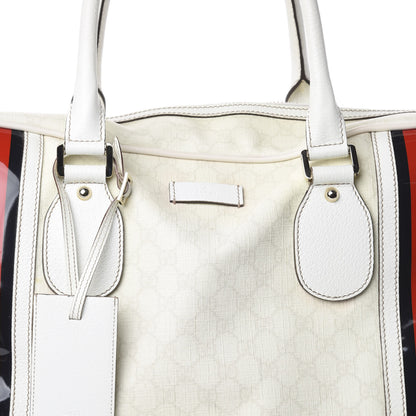Gucci GG Plus Monogram Duffle Bag White 8 of 8