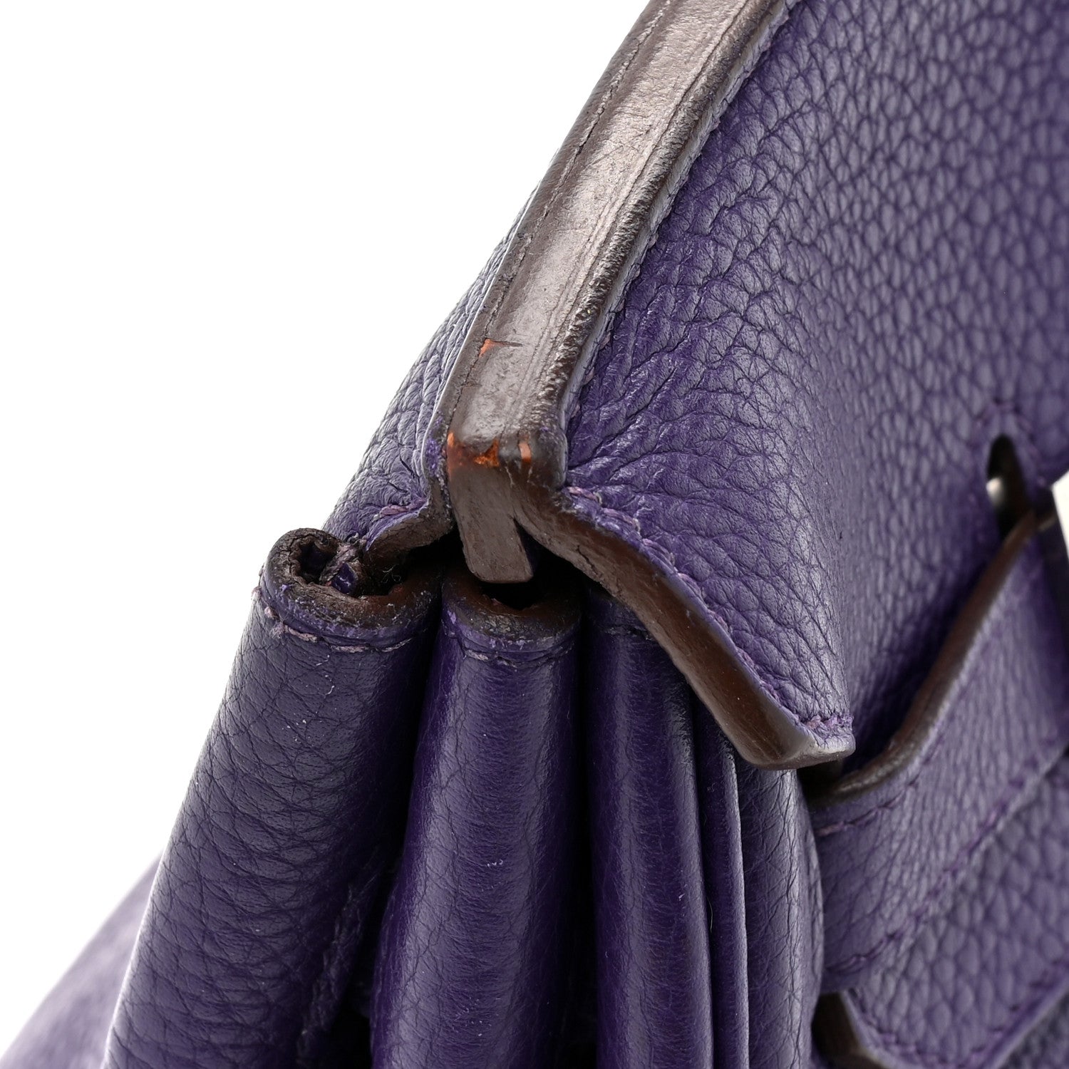 Hermes Taurillon Clemence Birkin 35 Iris 19 of 20