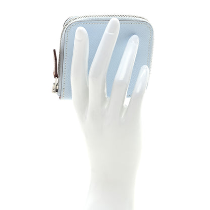 Hermes Epsom Silk'In Coin Purse Bleu Brume 2 of 7