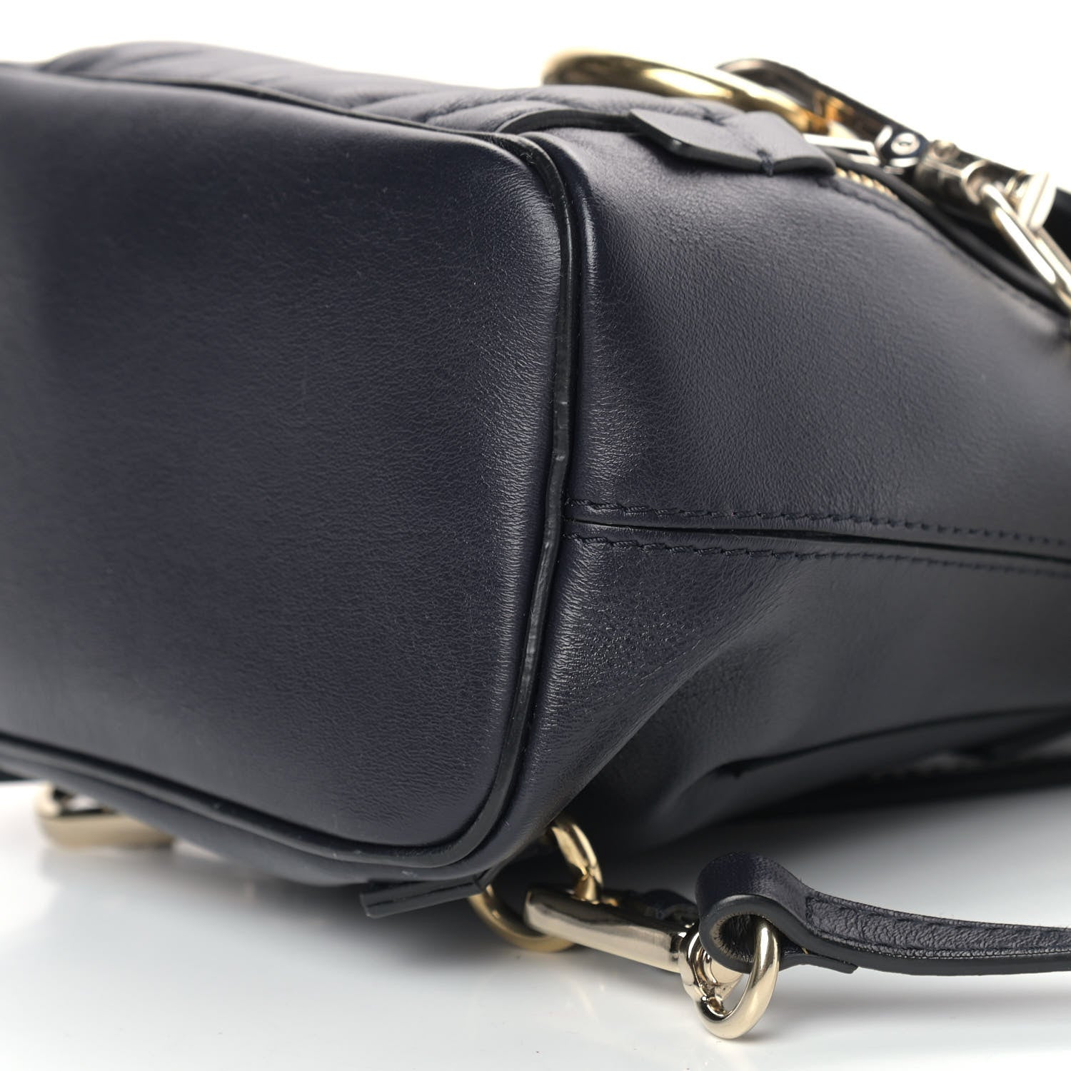 Chloe Calfskin Quilted Mini Faye Backpack Black 8 of 9
