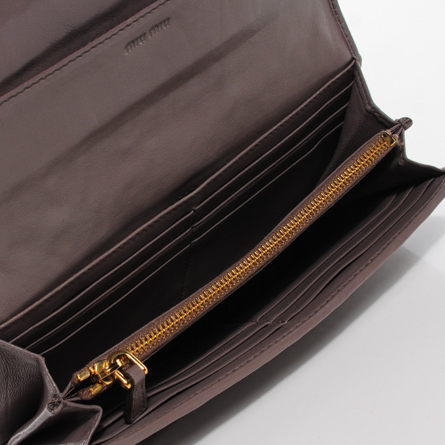 Nappa Matelasse Flap Wallet