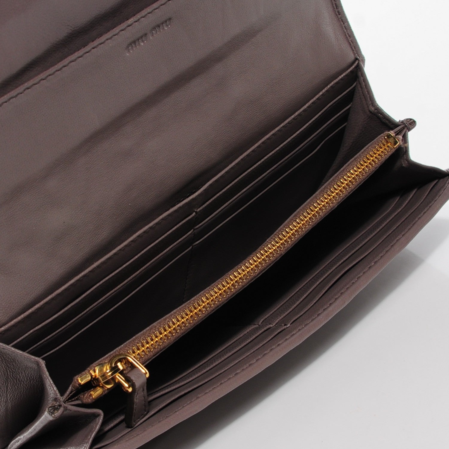 Miu Miu Nappa Matelasse Flap Wallet 5 of 7