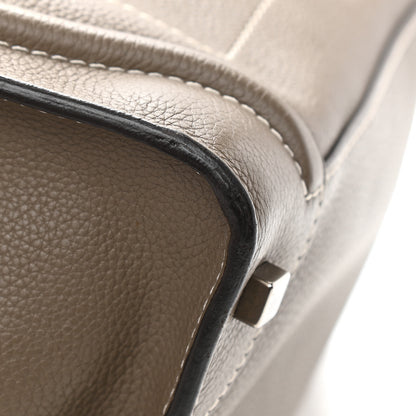 Celine Drummed Calfskin Mini Luggage Souris 12 of 13
