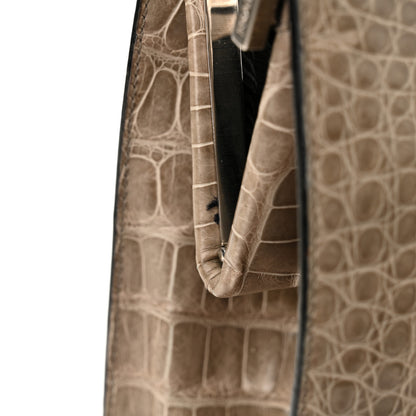Prada Crocodile Velvet Frame Bag Purple 14 of 21