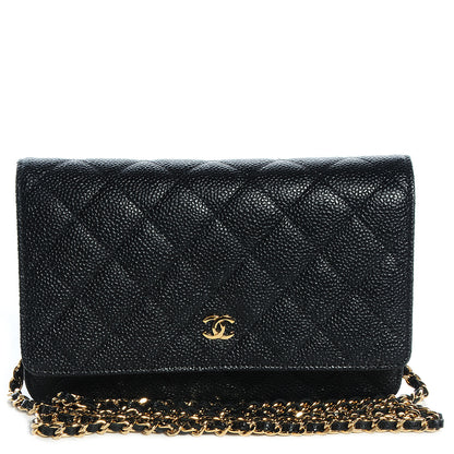 Chanel Caviar Wallet on Chain WOC Black 1 of 8