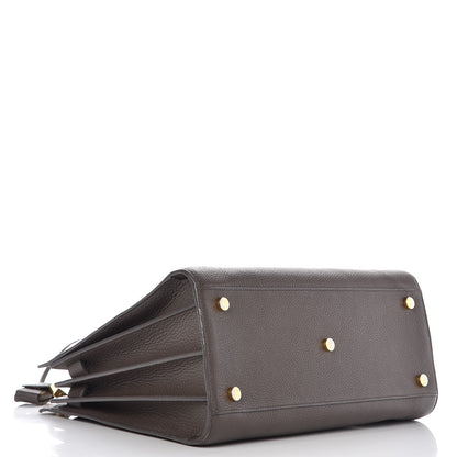 Saint Laurent Grained Calfskin Small Sac De Jour Earth 4 of 13