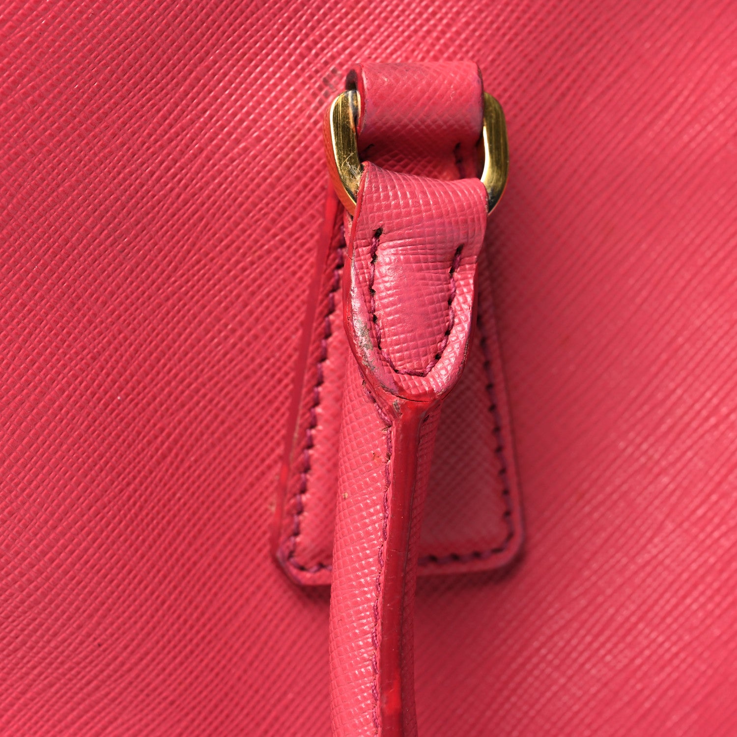 Prada Saffiano Medium Galleria Double Zip Tote Fuxia 17 of 19
