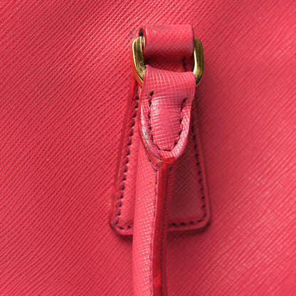 Prada Saffiano Medium Galleria Double Zip Tote Fuxia 17 of 19