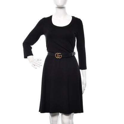 Gucci Calfskin Double G 30mm Belt 85 34 Black 2 of 7