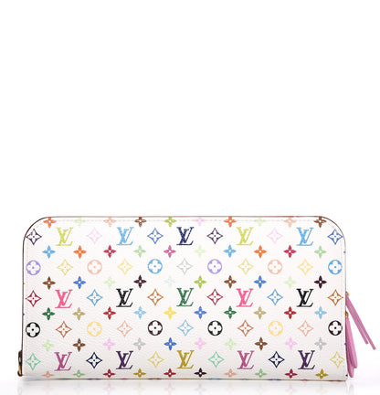 Louis Vuitton Monogram Multicolor Insolite Wallet White Litchi 1 of 6