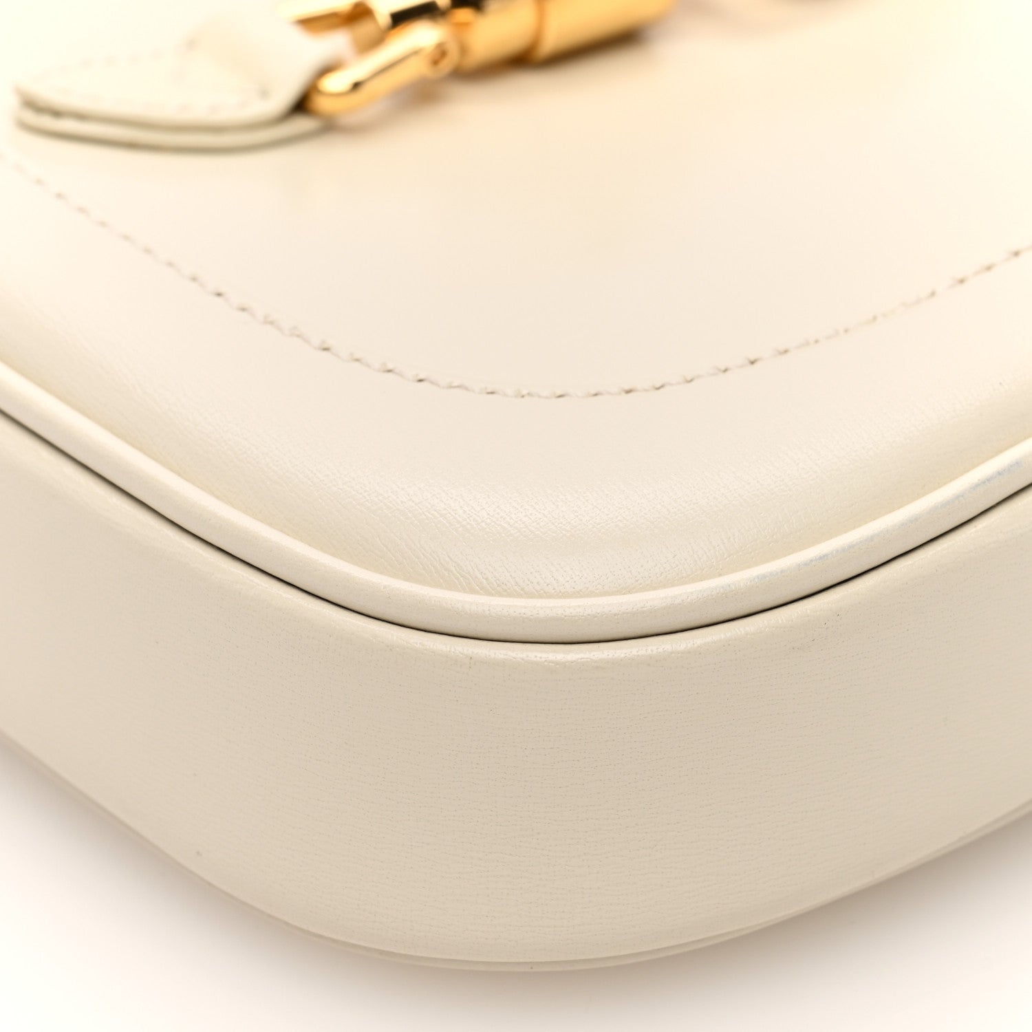Gucci Boarded Dyana Lux Calfskin Mini Jackie 1961 Hobo Mystic White 10 of 10