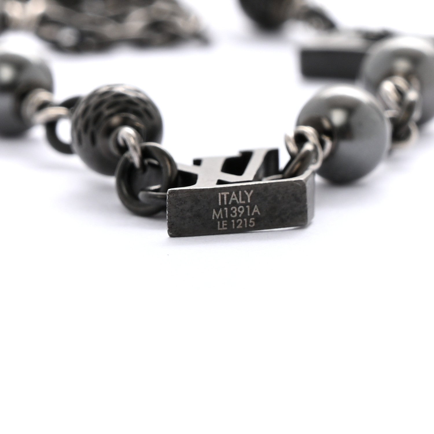 Louis Vuitton LV Pearls Bracelet Black 4 of 4