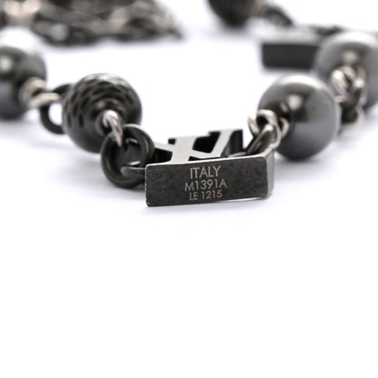 Louis Vuitton LV Pearls Bracelet Black 4 of 4
