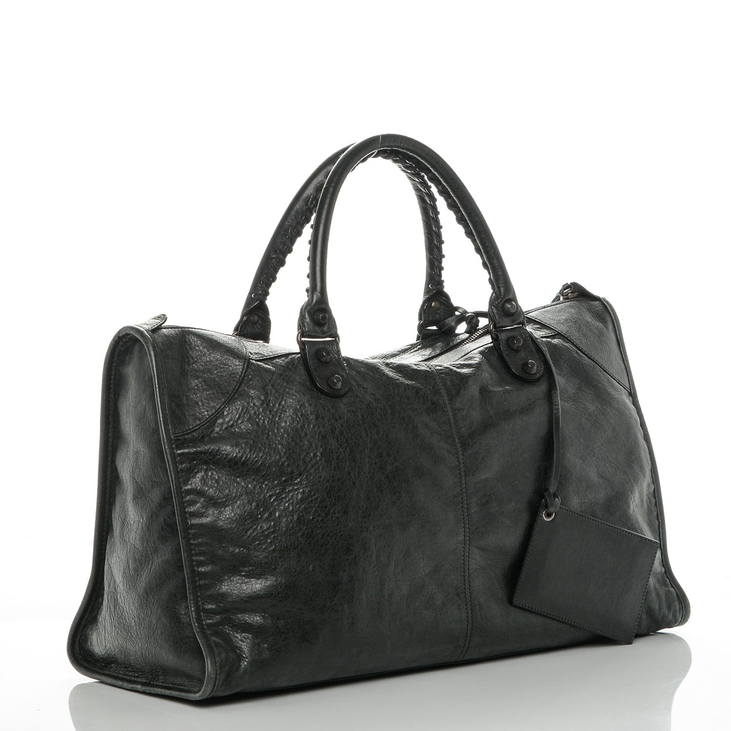 Balenciaga Agneau Classic Hardware Work Anthracite 3 of 10