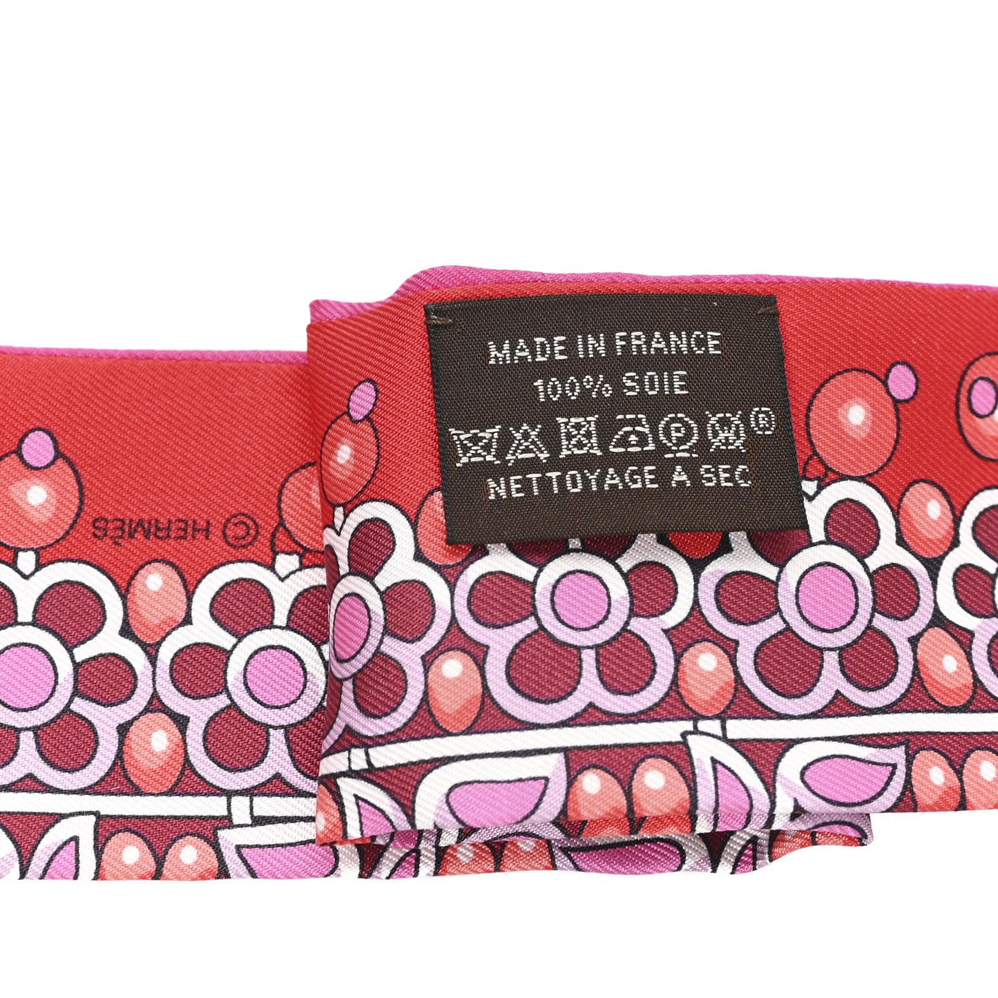 Silk Parures Des Maharajas Twilly Fuchsia Parme Rouge