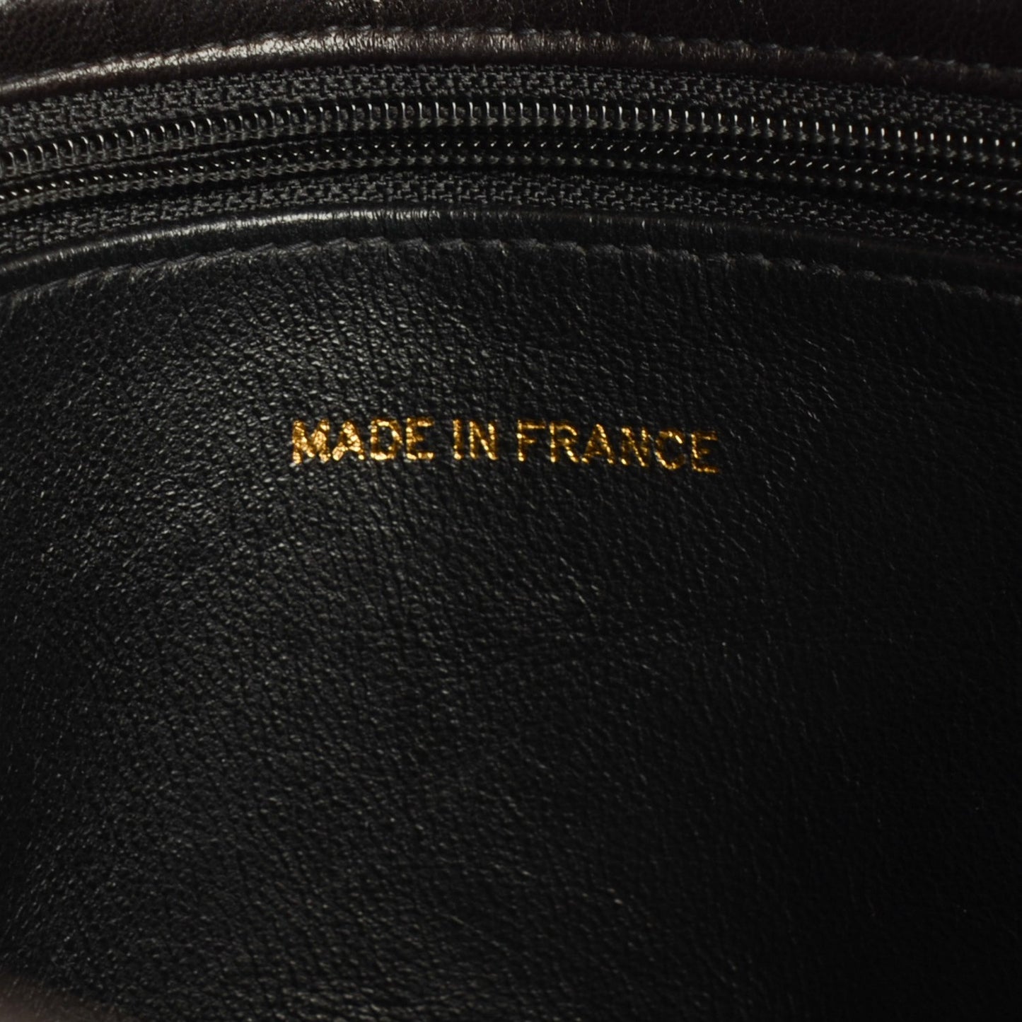 Lambskin Quilted CC Shoulder Bag Black