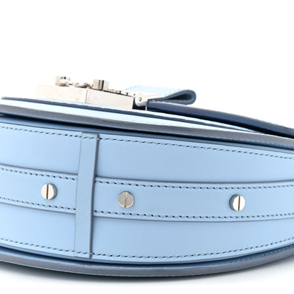 MCM Visetos Mini Patricia Crossbody Bag Light Blue Red 9 of 12