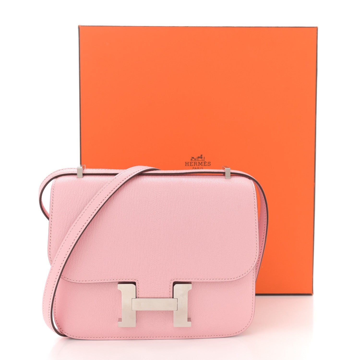 Hermes Chevre Mysore Constance 18 Rose Sakura 1714571 – FASHIONPHILE