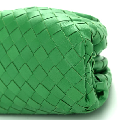 Bottega Veneta Nappa Intrecciato The Mini Pouch Clutch Parakeet 10 of 10