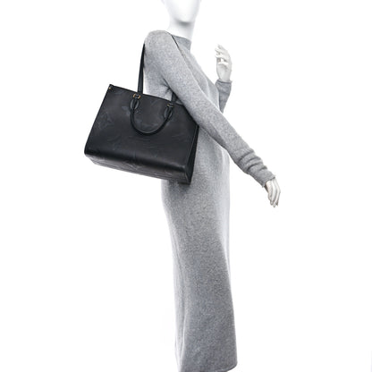 Louis Vuitton Empreinte Monogram Giant Onthego MM Black 2 of 16