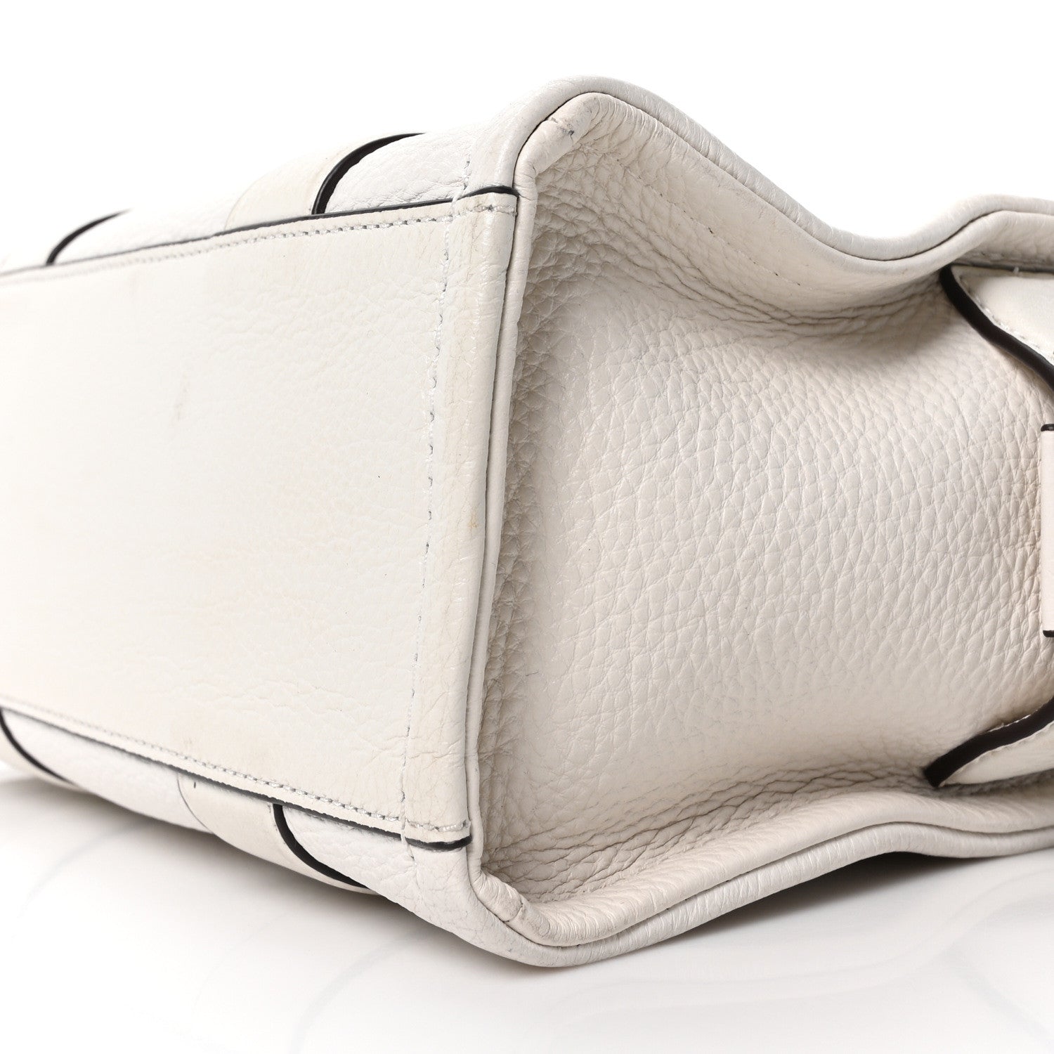 Marc Jacobs Grained Calfskin Small The Tote Bag White 1770636