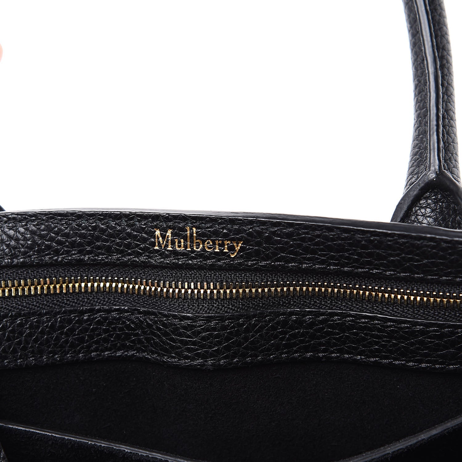 Mulberry Classic Grain Small New Bayswater Black 7 of 9
