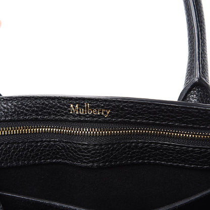 Mulberry Classic Grain Small New Bayswater Black 7 of 9