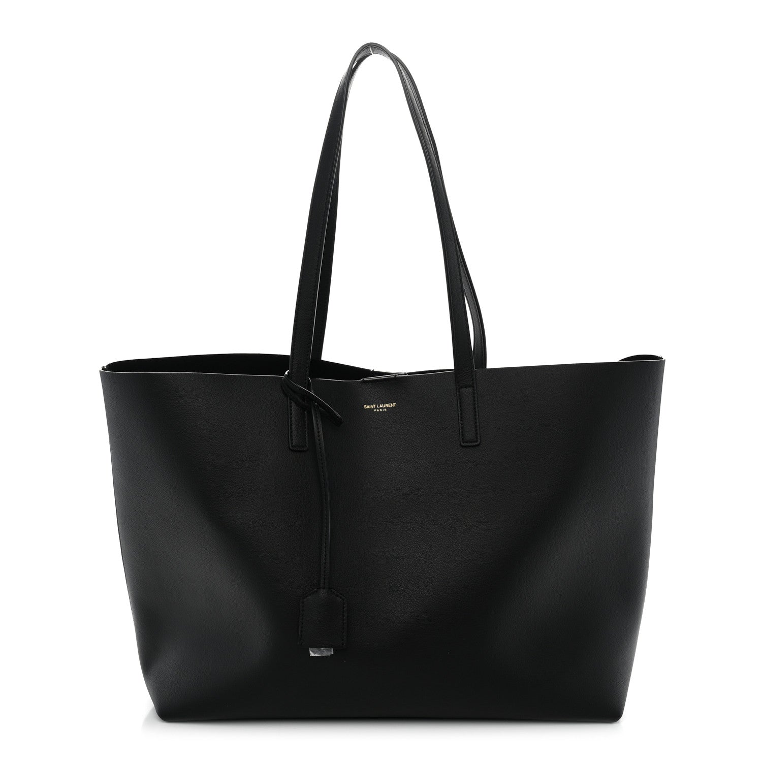 Saint Laurent Calfskin Large Shopping Tote Black 1 of 12