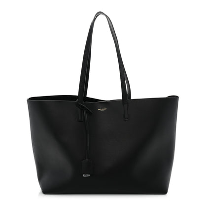 Saint Laurent Calfskin Large Shopping Tote Black 1 of 12