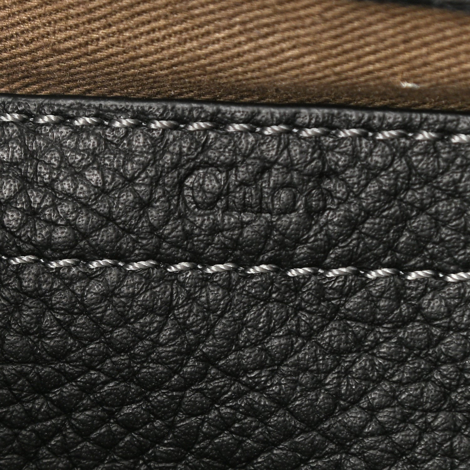 Chloe Calfskin Mini Marcie Round Crossbody Bag Black 10 of 13