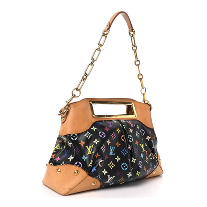 Louis Vuitton Monogram Multicolor Judy GM Black 3 of 9