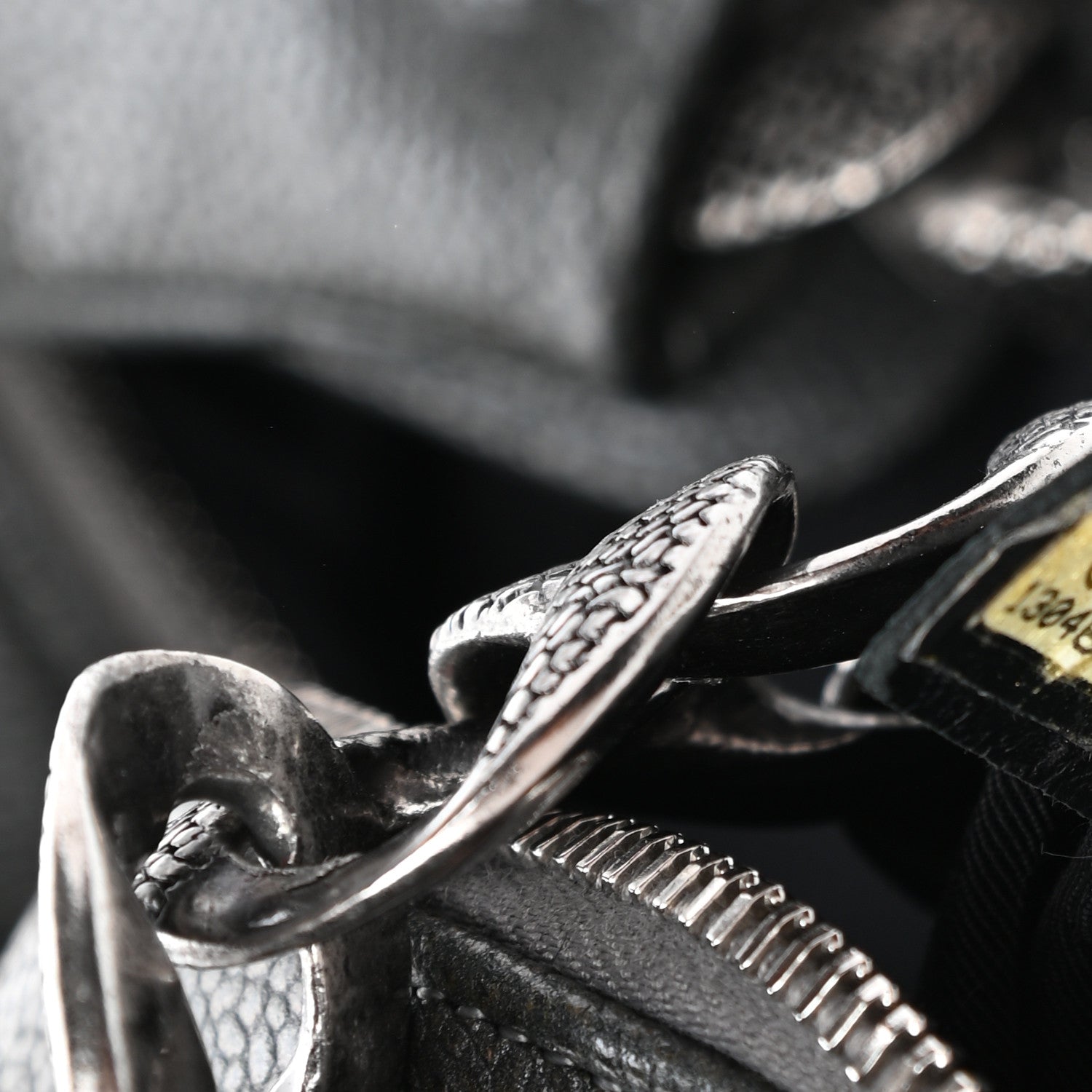 Chanel Metallic Caviar 31 Hobo Grey 7 of 10