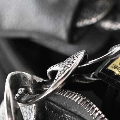 Chanel Metallic Caviar 31 Hobo Grey 7 of 10