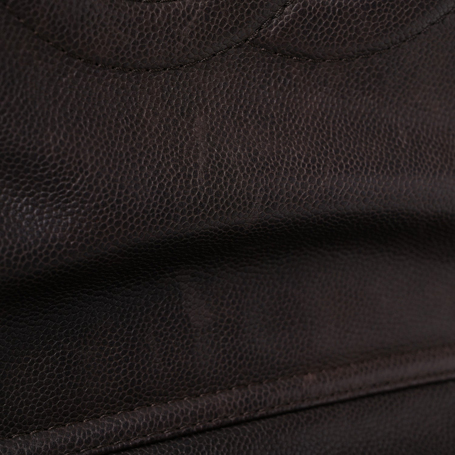 Chanel Caviar Half Moon Large Flap Dark Brown 20 of 22