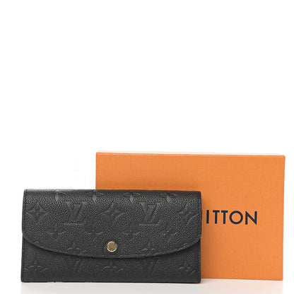 Louis Vuitton Empreinte Emilie Wallet Black Dune 6 of 6