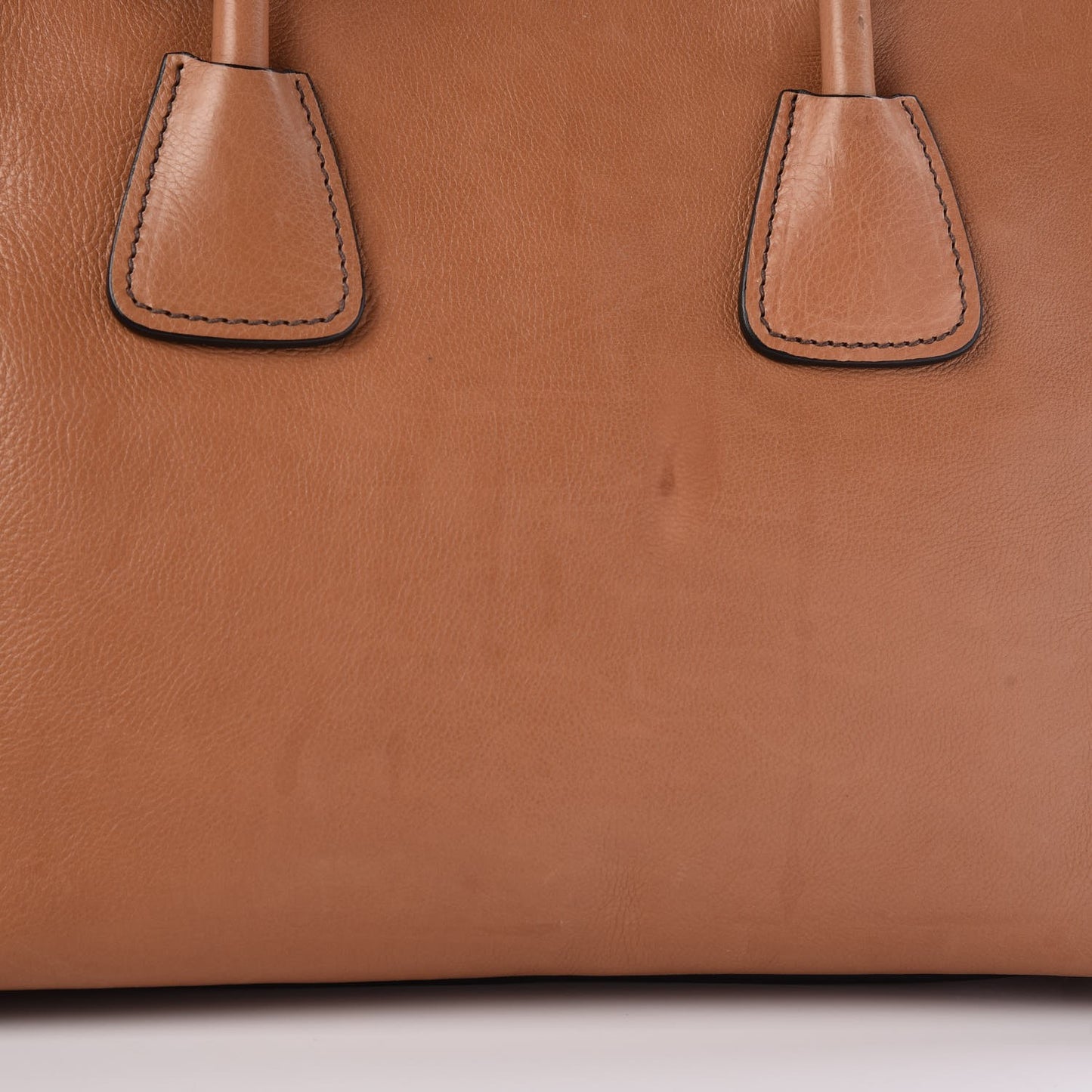 Glace Calf Twin Pocket Tote Cannella