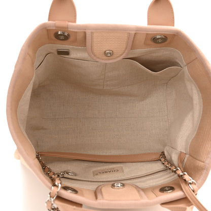 Chanel Mixed Fibers Small Deauville Tote Beige 6 of 13