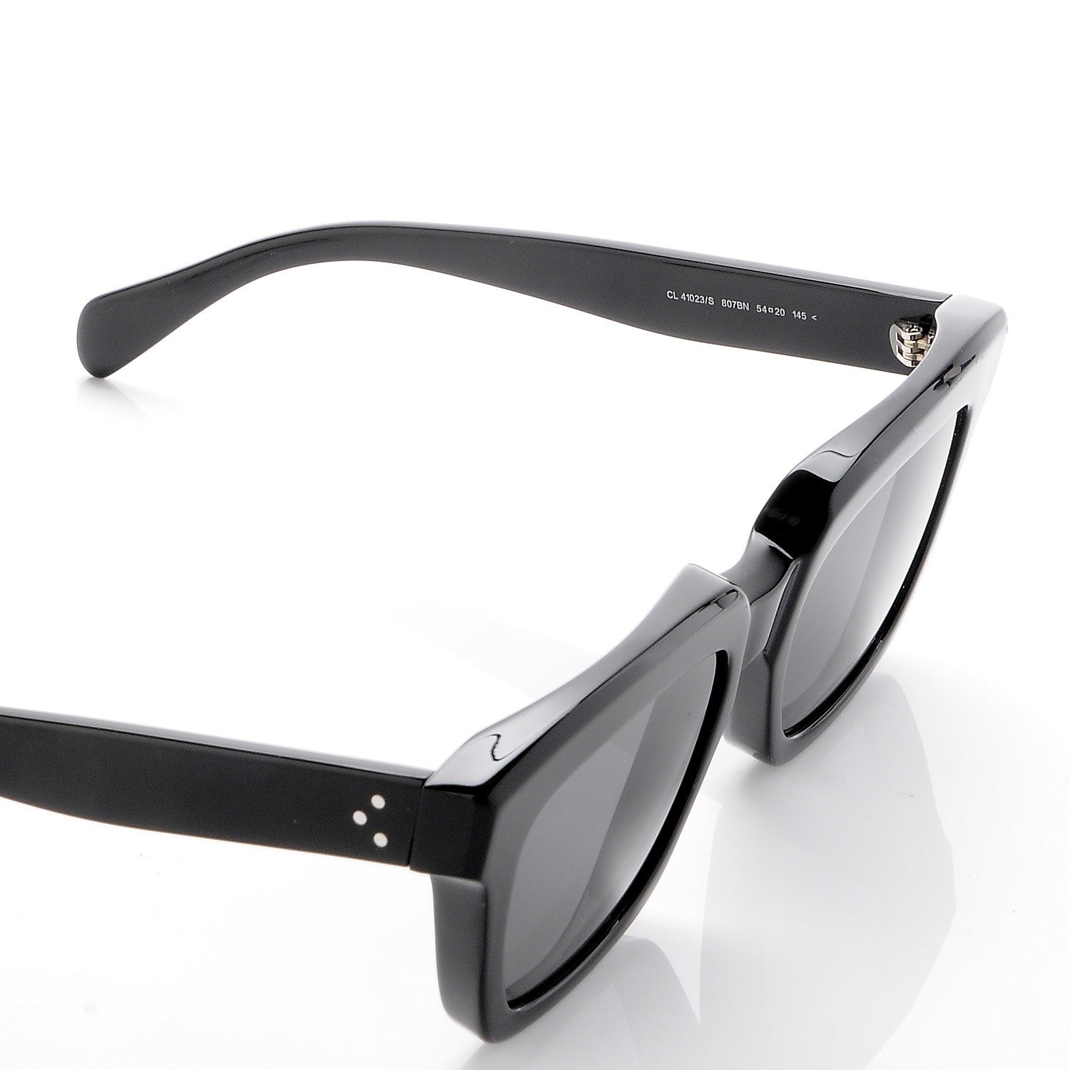 Celine Traveller Sunglasses CL 41023/S Black 6 of 9