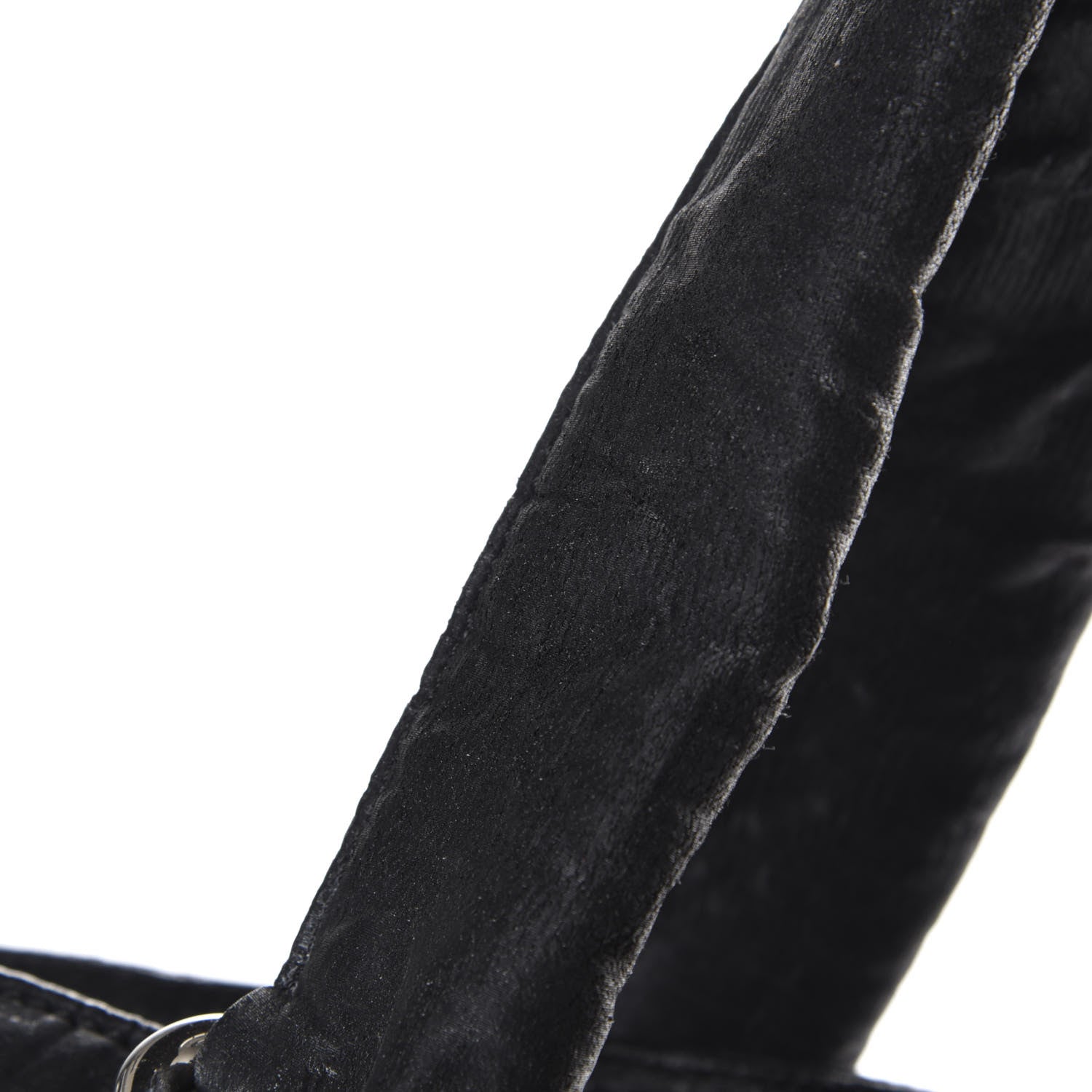 Chanel Crinkled Coated Canvas Le Marais Large Tote Black 9 of 14