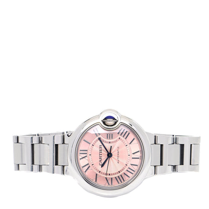 Cartier Stainless Steel 33mm Ballon Bleu De Cartier Automatic Watch Pink 2 of 5