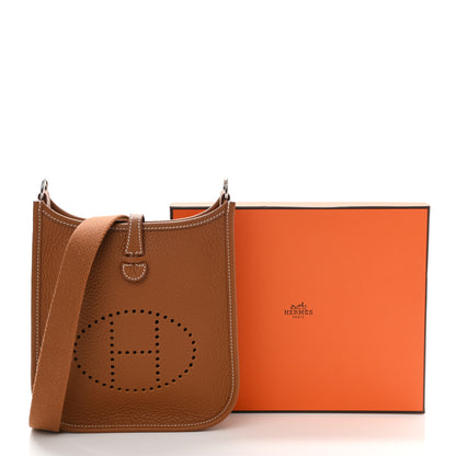 Hermes Taurillon Clemence Evelyne TPM Gold 11 of 11