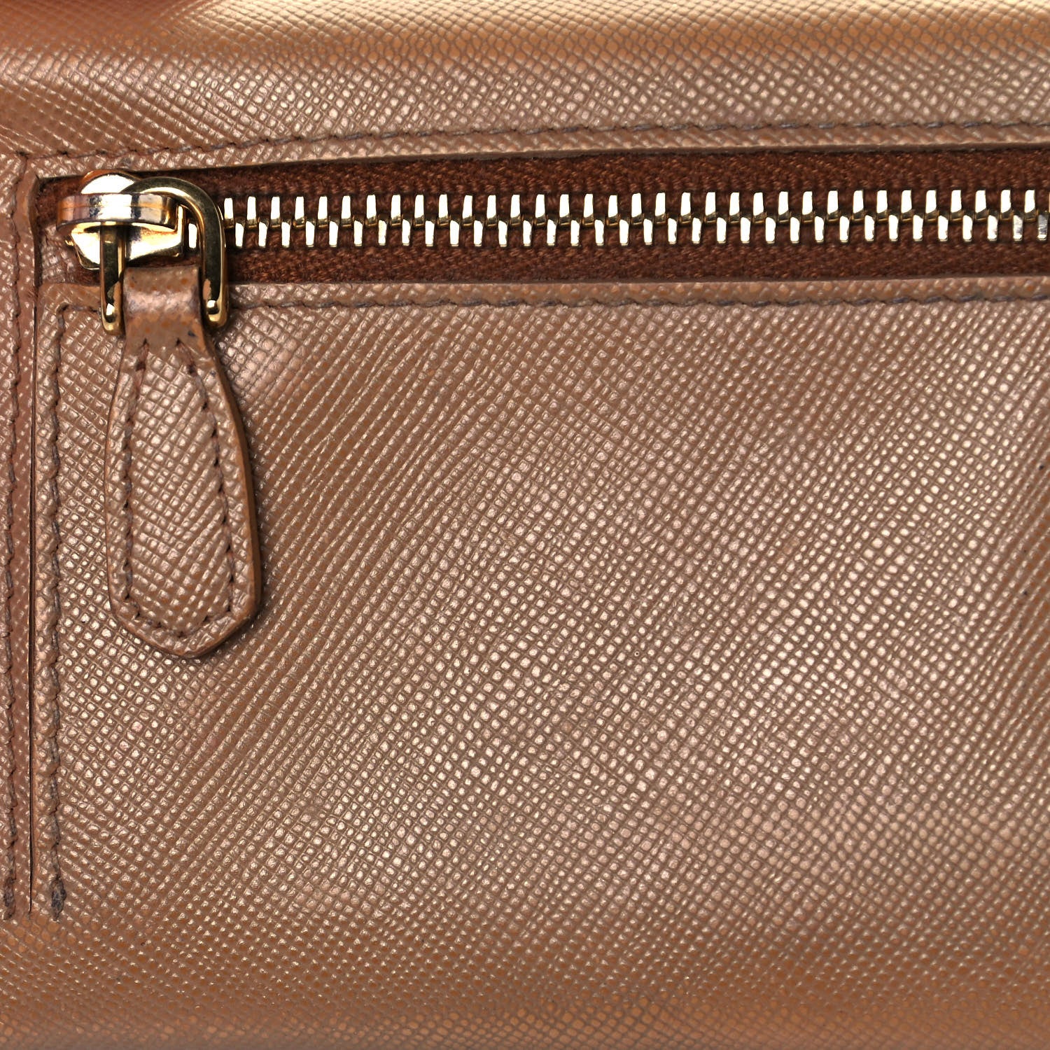 Prada Saffiano Metal Continental Flap Wallet Cammeo 13 of 15