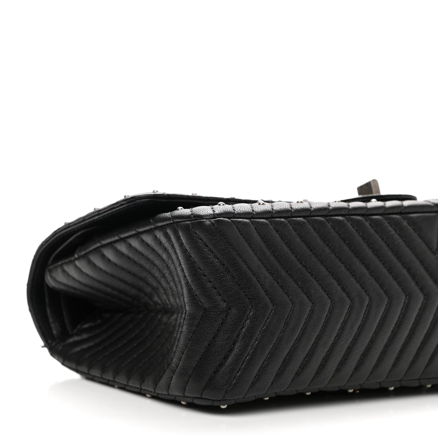 Sheepskin Chevron Quilted Studded 2.55 Reissue 226 Flap Black