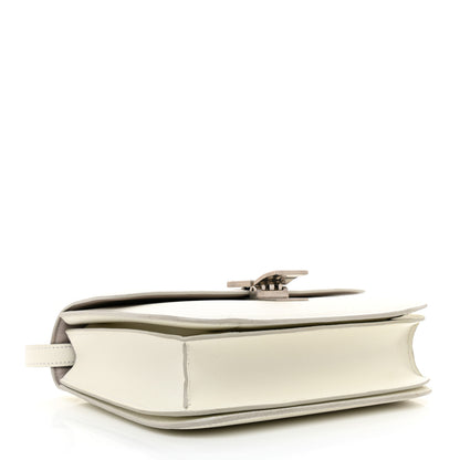 Celine Liege Calfskin Medium Classic Box Flap Bag White 5 of 10