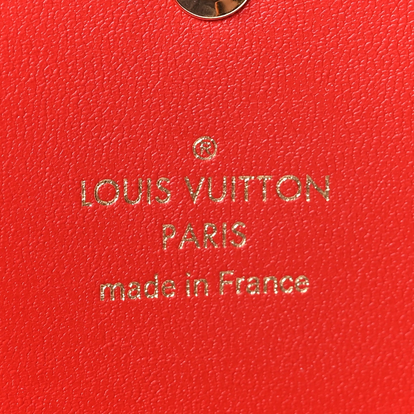 Monogram Medium Kirigami Pochette Insert Coquelicot