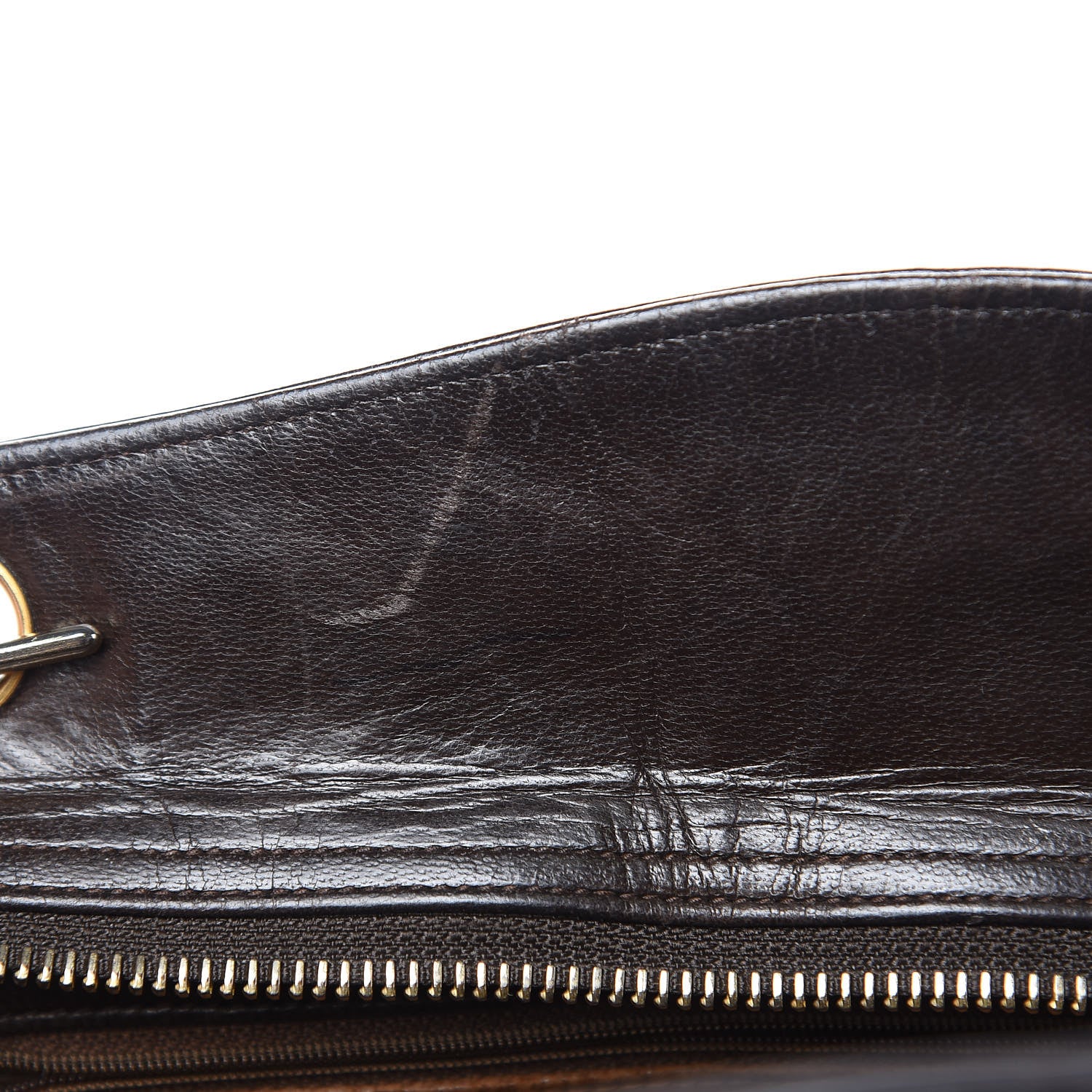 Chanel Lambskin Quilted Shoulder Bag Dark Brown 11 of 17