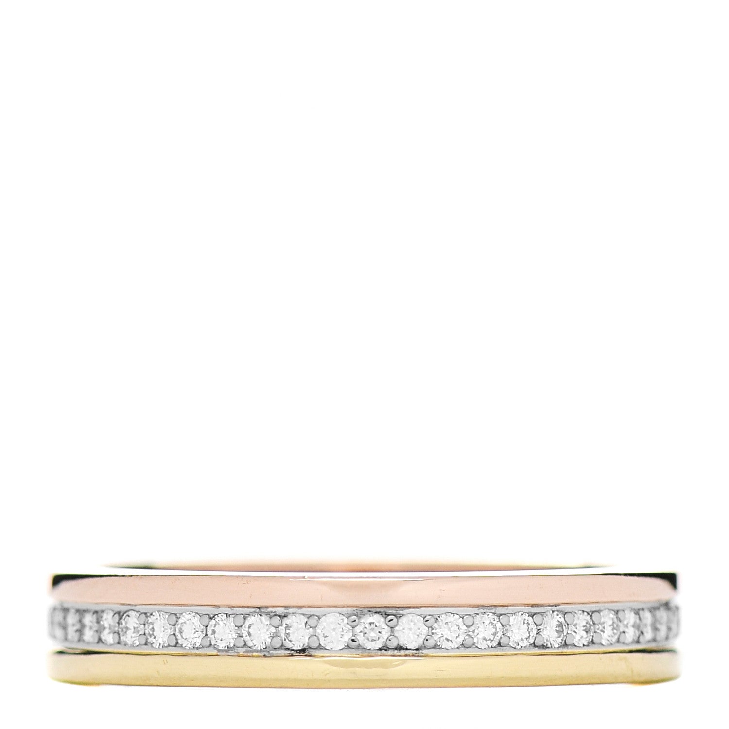 Cartier 18K White Yellow Pink Gold Diamond 3.5mm Vendome Louis Cartier Wedding Band Ring 51 5.75 1 of 4