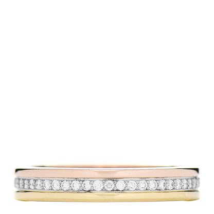 Cartier 18K White Yellow Pink Gold Diamond 3.5mm Vendome Louis Cartier Wedding Band Ring 51 5.75 1 of 4