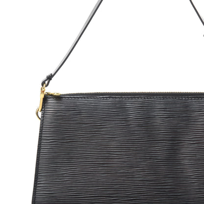 Louis Vuitton Epi Pochette Accessories 24 Black 8 of 13